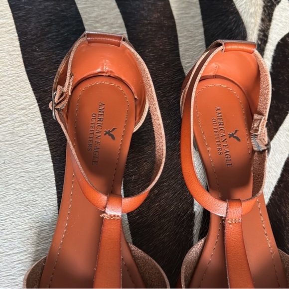 American Eagle Fisherman Flat Sandals/Shoes Sz 10 Brown - Picture 3 of 9